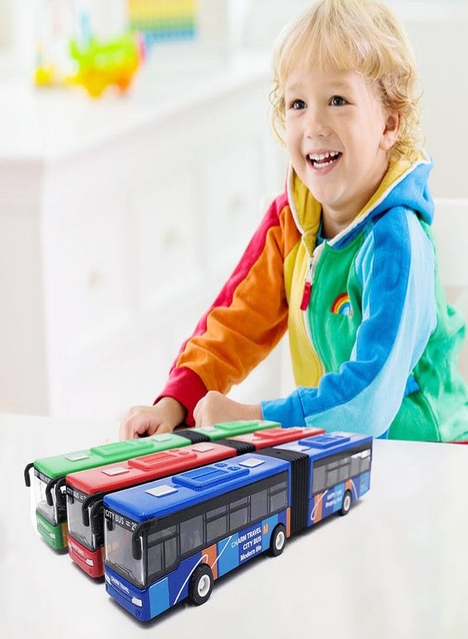 PASCOL Plastic Bus Toy Bus for Kids - Colorful & Durable Play Bus with Movable Parts - Perfect for Imaginative Play & Learning 6-15 Year Multicolour (28 - Image 5